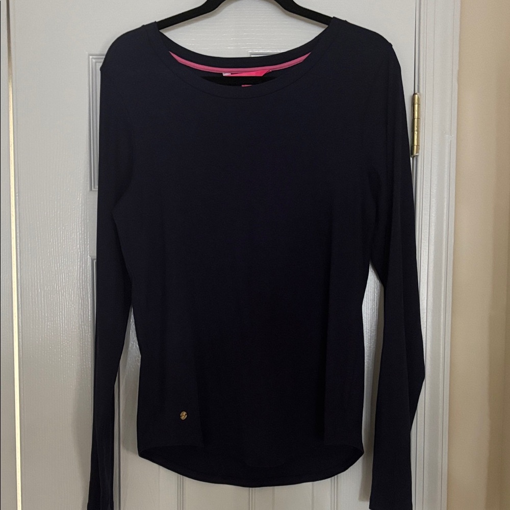 Lilly Pulitzer Navy Long Sleeve Tee